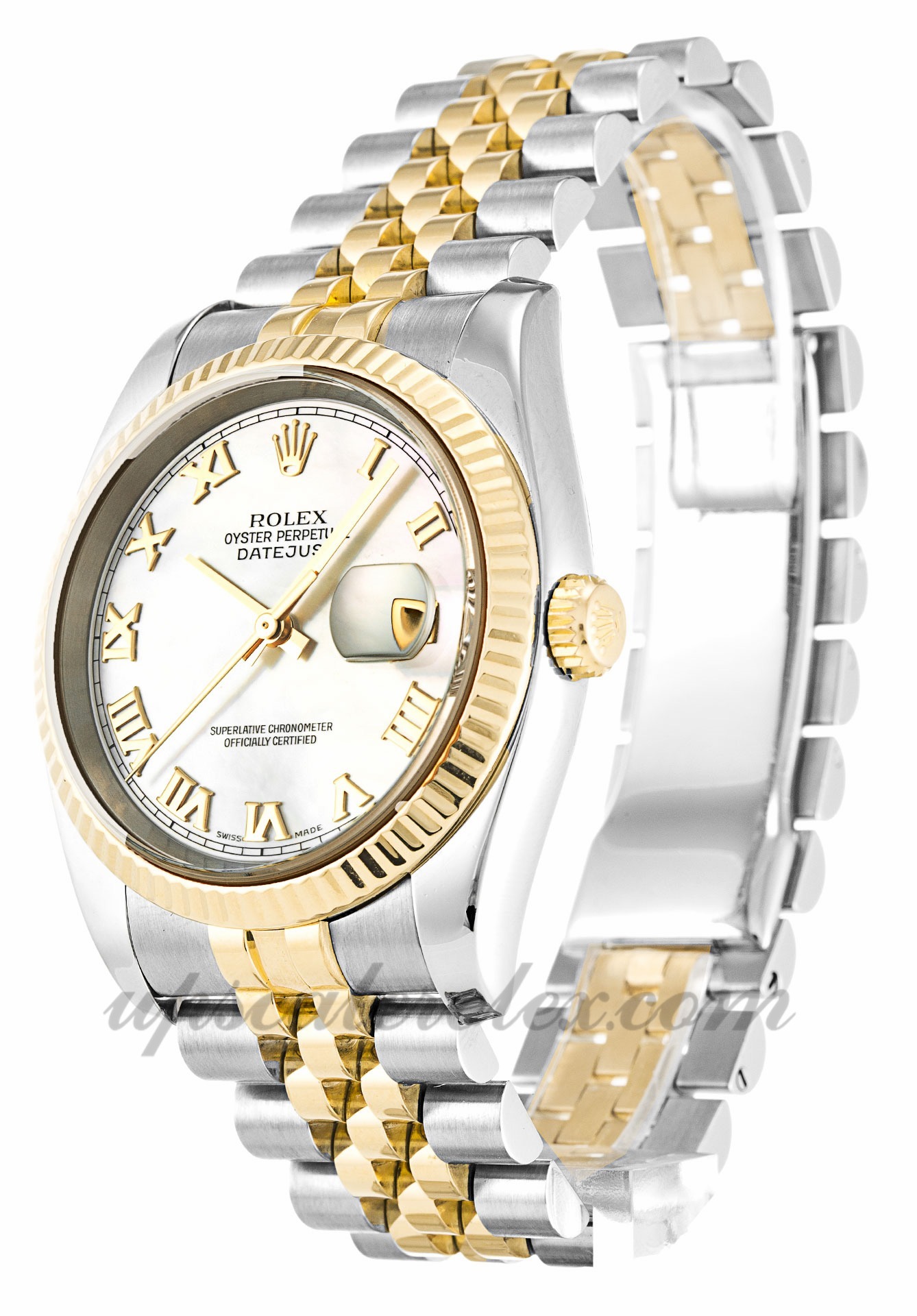 Rolex Datejust 116233 da uomo cassa da 36 mm movimento automatico in madreperla quadrante bianco - Image 2