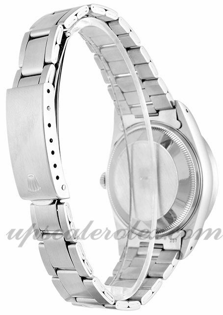 Uomo Rolex Oyster Perpetual Date 15210 cassa 34 mm Movimento automatico Quadrante argento - Image 3