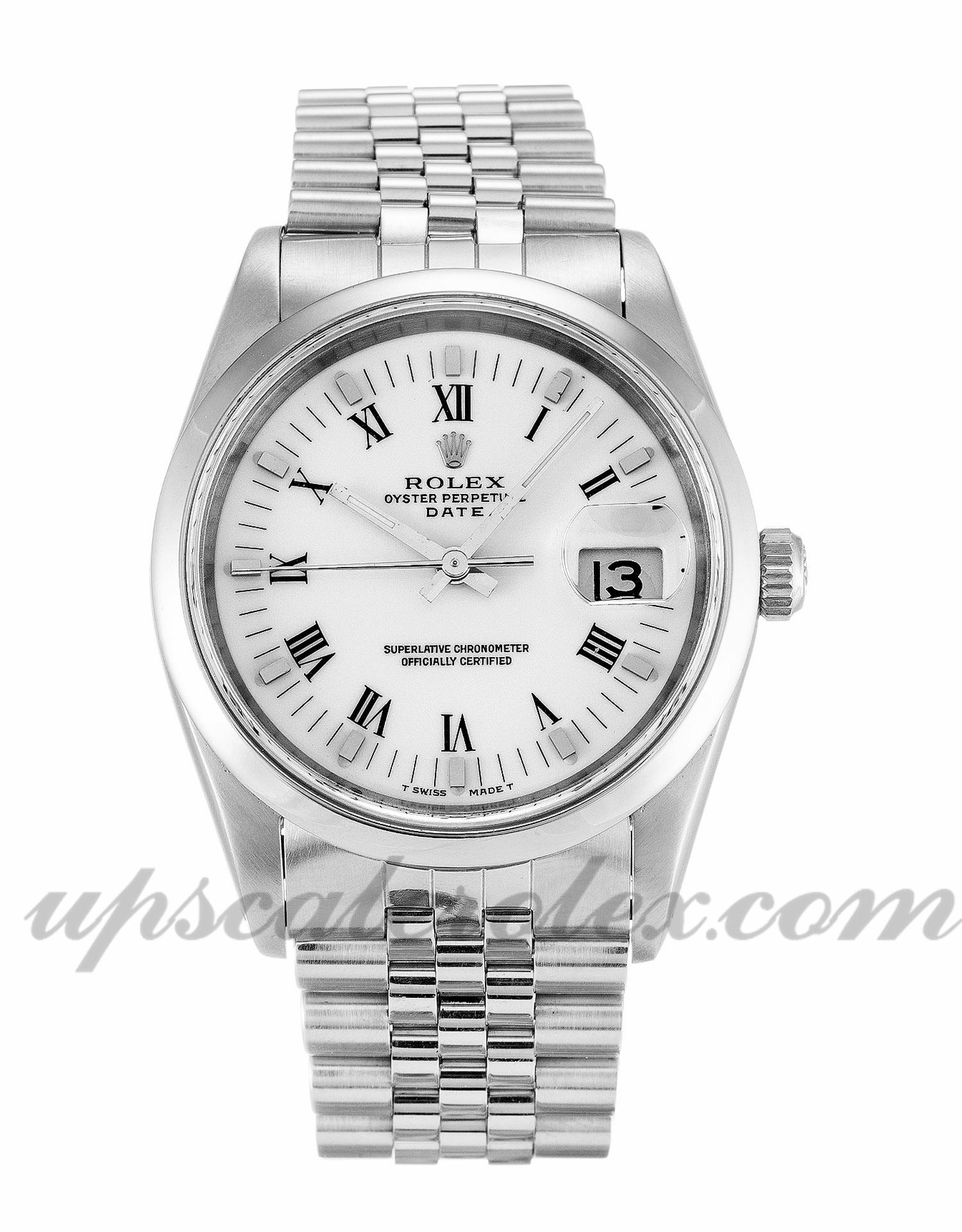 Rolex Oyster Perpetual Date 15200 unisex cassa 34mm Movimento automatico Quadrante bianco
