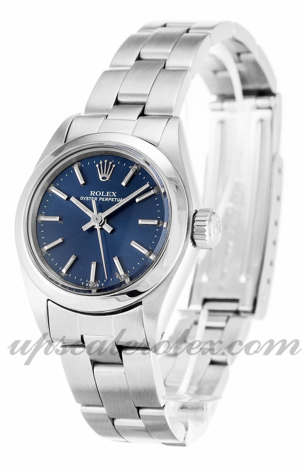 Rolex Lady Oyster Perpetual 6718 cassa da 26 mm da donna Movimento automatico quadrante blu - Image 2