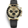Rolex Daytona 116518 Orologio da uomo con quadrante in oro e roulette nera da 40 mm