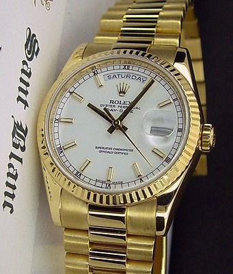 Orologio Rolex Day-Date 118238 da uomo 36 mm bianco - Image 2
