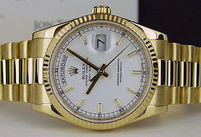 Orologio Rolex Day-Date 118238 da uomo 36 mm bianco - Image 3