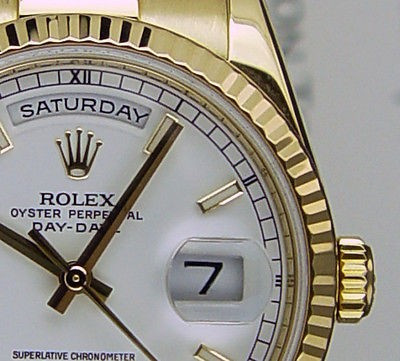 Orologio Rolex Day-Date 118238 da uomo 36 mm bianco - Image 4