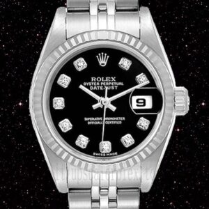 Rolex Datejust 28mm Le Signore 279174 Quadrante Nero Guadare