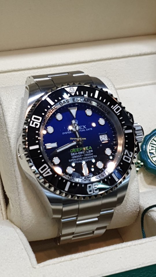 Orologio falso Rolex Sea-dweller Deepsea D Blu 116660