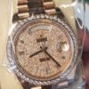 Orologio falso Rolex Day-date 40 oro rosa Oyster Perpetual Dial Diamond Be