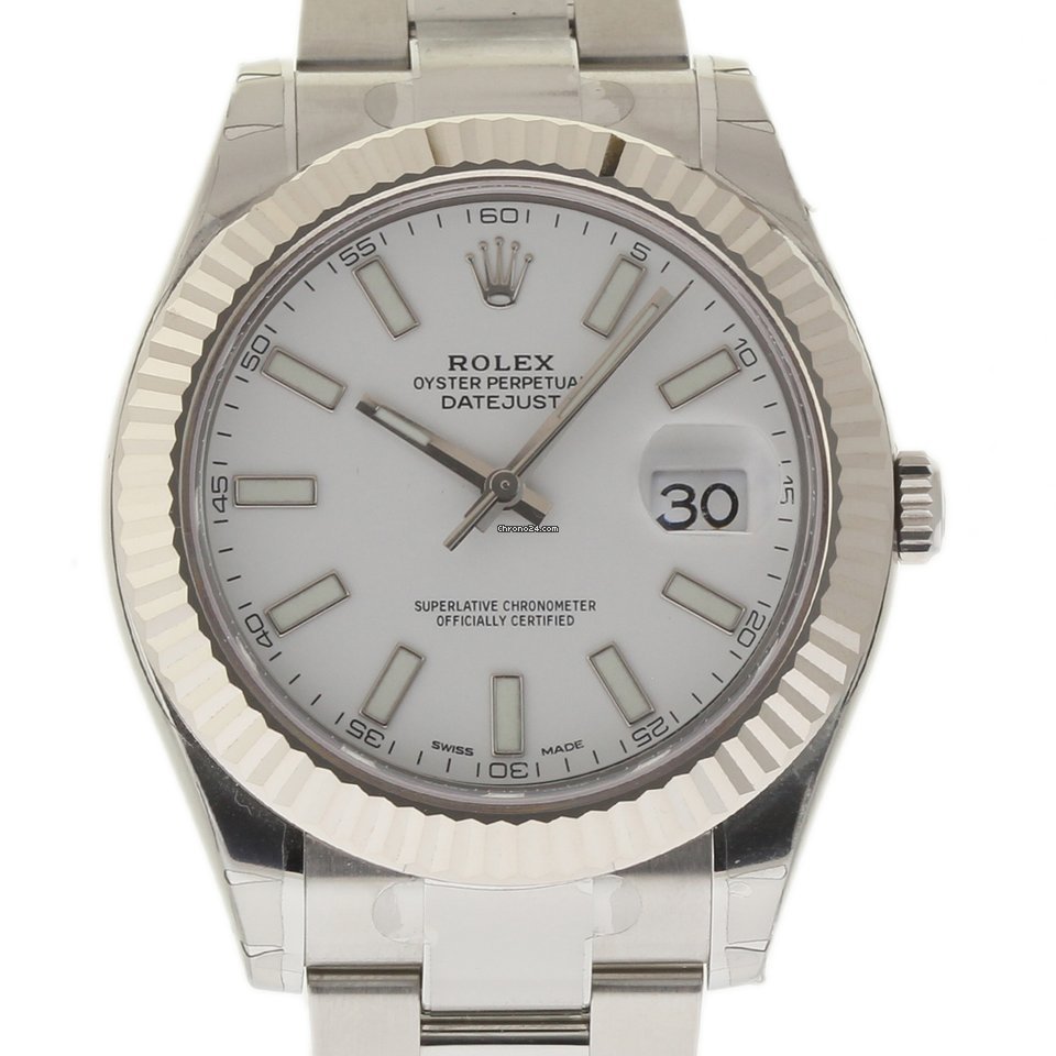 Miglior Replica Rolex New Datejust Ii 116334 41mm White Steel Gold 2016 Box/carta/garanzia # rl65