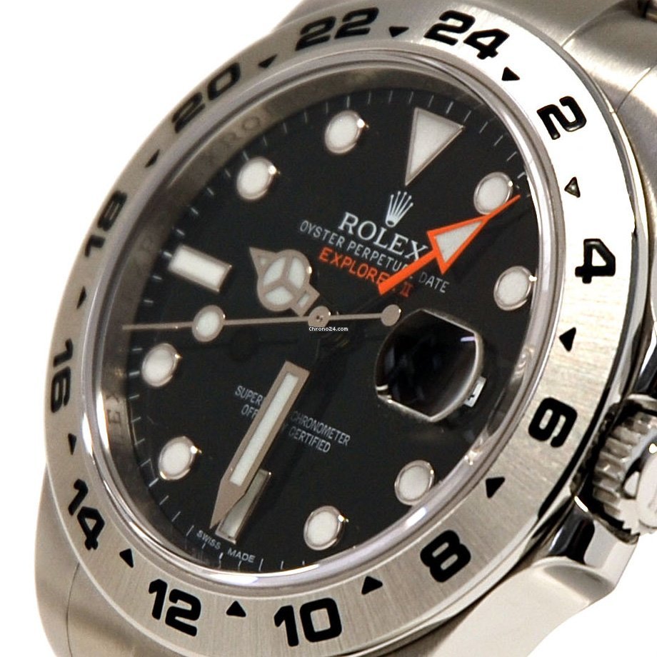 Qualità Replica Rolex Explorer II 216570 automatico quadrante nero cassa in acciaio inossidabile 42 mm