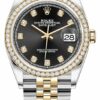 Fake Watch Rolex Datejust 36 mm in acciaio e oro giallo 126283rbr Black Diamond Jubilee