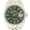 Migliore replica Rolex Datejust 36 cronometro automatico Geen Palm Motif Dial Watch 126234gnsplmj
