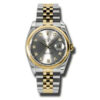 Acquista falso Rolex Datejust 36 quadrante grigio acciaio inossidabile e oro giallo 18k Jubilee Bracciale automatico Mens Watch 116203gydj