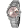 Luxury Replica Rolex Datejust 36 quadrante con diamanti rosa automatico unisex Oyster Watch 126284prdo