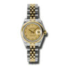 Replica di lusso Rolex Datejust automatico 18kt oro giallo acciaio inossidabile orologio da donna Jubilee 179163caj