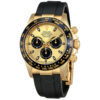 Replica orologio da uomo svizzero cronografo automatico Rolex Oyster Perpetual Champagne Dial 116518ln