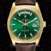 Rolex Day-Date m118138-0030 36mm Uomini Guadare Quadrante Verde