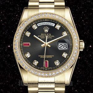 Rolex Day-Date 36mm m118348-0209 Uomini Tono Oro