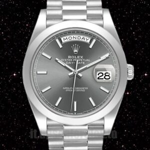 Rolex Day-Date m228206-0045 Uomini 40mm Quadrante Grigio