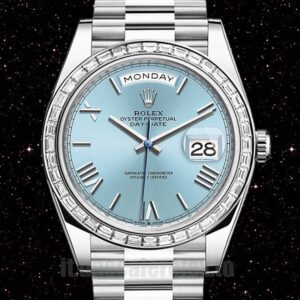 Rolex Day-Date m228396tbr-0030 41mm Uomini Quadrante Blu Automatico