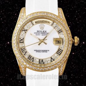Rolex Day-Date Uomini 118388 40mm Quadrante Bianco Automatico